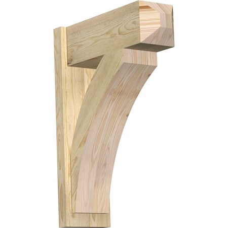 Ekena Millwork Thorton Rough Sawn Craftsman Outlooker, Douglas Fir, 8"W x 22"D x 30"H OUT08X22X30THR04RDF